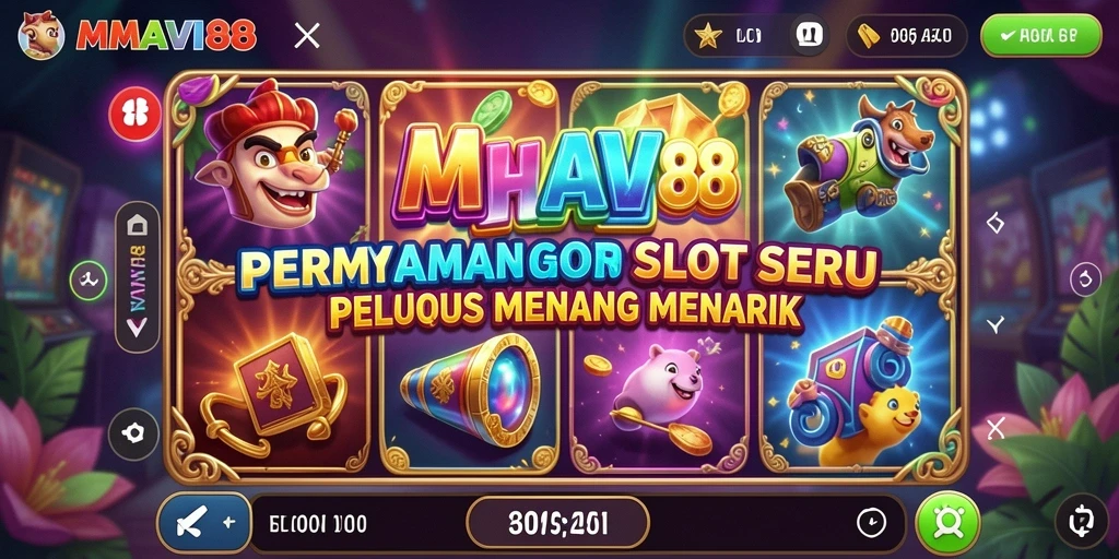 Tangkapan layar gameplay AMAVI88 menampilkan keseruan bermain slot.