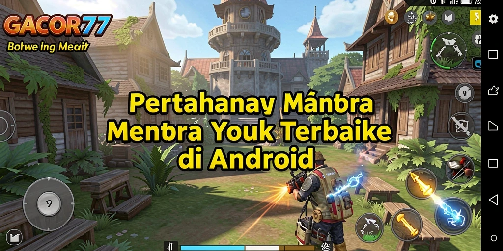 Menampilkan momen seru dalam permainan Tower Defense GACOR77.