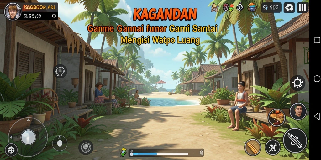 Tampilan gameplay KAGANDAN yang menarik dan menghibur.