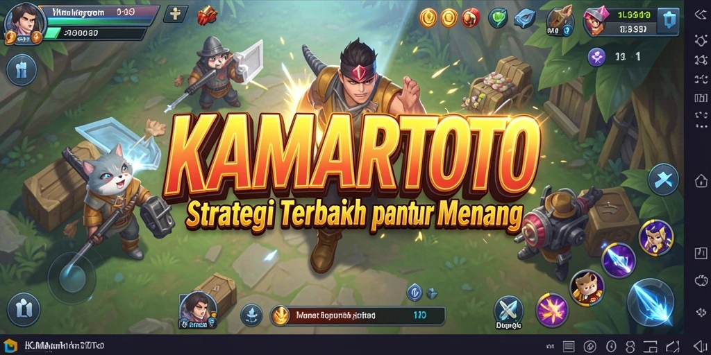 Tangkapan layar KAMARTOTO menampilkan aksi strategi yang mendebarkan.