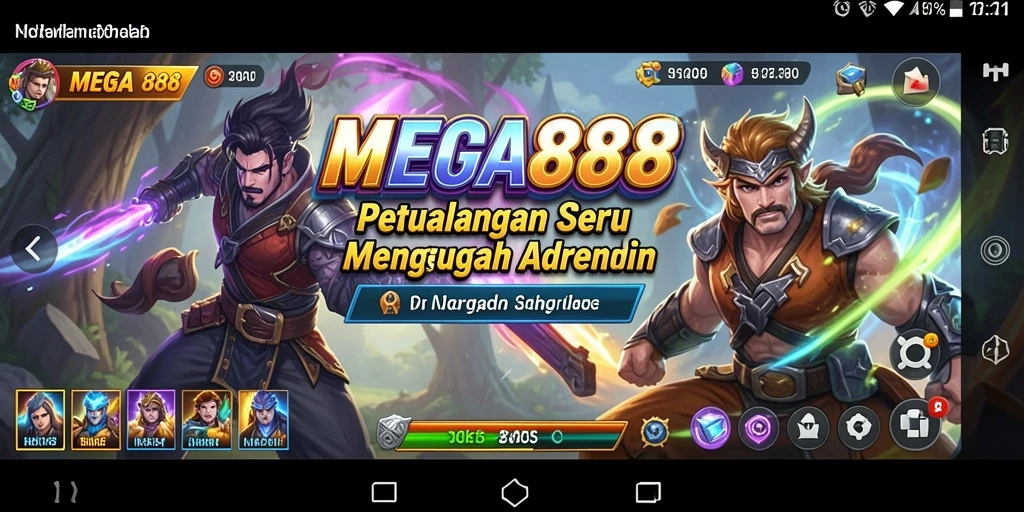 Tampilan menarik dari gameplay petualangan MEGA888 yang seru dan mendebarkan.
