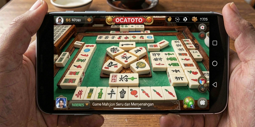 Tampilan gameplay OCATOTO yang menawan dan penuh warna.