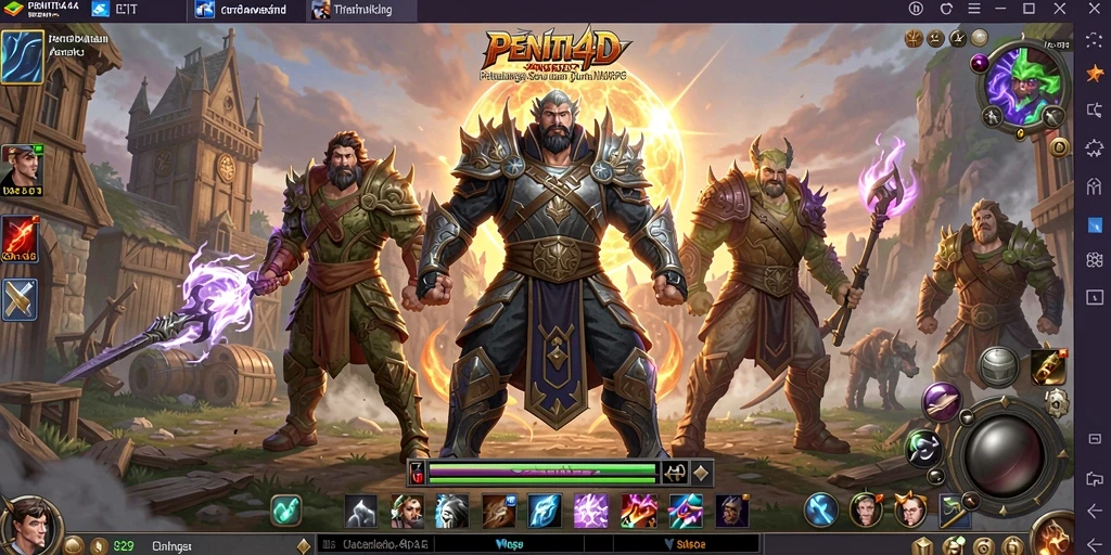 Tampilan gameplay seru dan interaktif dalam PENITI4D.