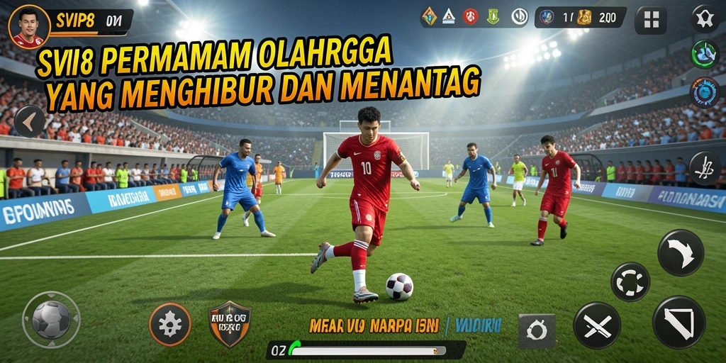 Tampilan gameplay SVIP8 yang menarik saat pertandingan olahraga.