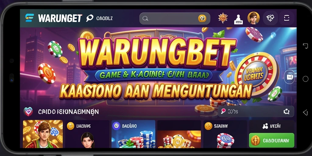 Tampilan menarik dari gameplay Kasino di WARUNGBET.