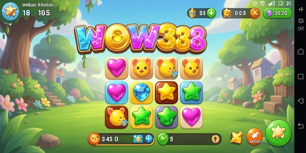Gameplay WOW388 yang penuh warna dan menantang.